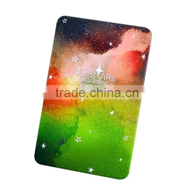 OEM top quality wholesale book-jacket metal tin book certificate diary cover