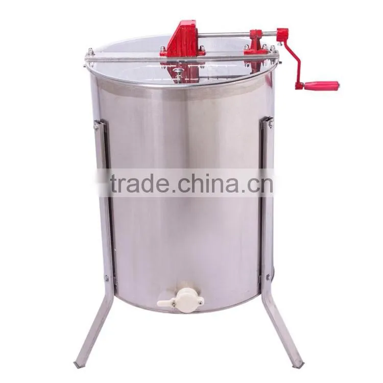 New style adjustable 4 frames manual honey extractor