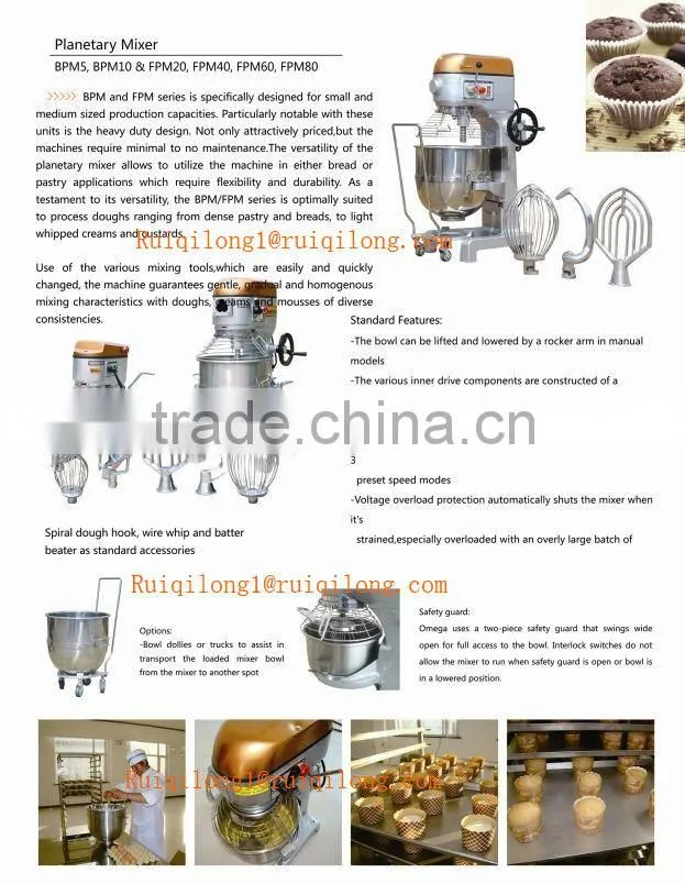 Planetary Mixer for Bread-manufacture