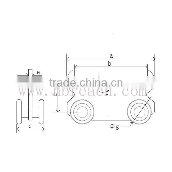 Truck Parts Curtain Sider Steel Roller