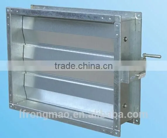 Round manual air damper