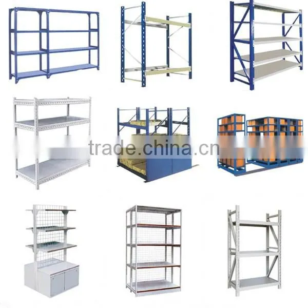 Higher reliability light duty warehouse storage metal shelf for sale