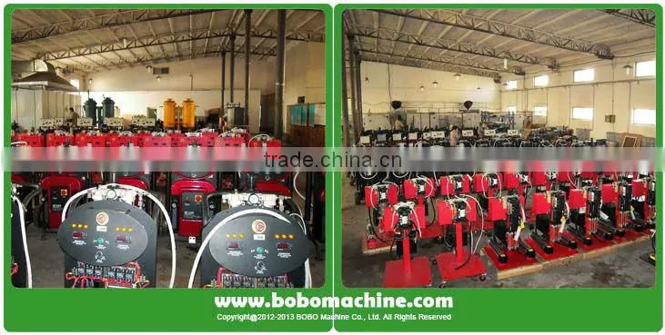 Freezer insulation foam machine