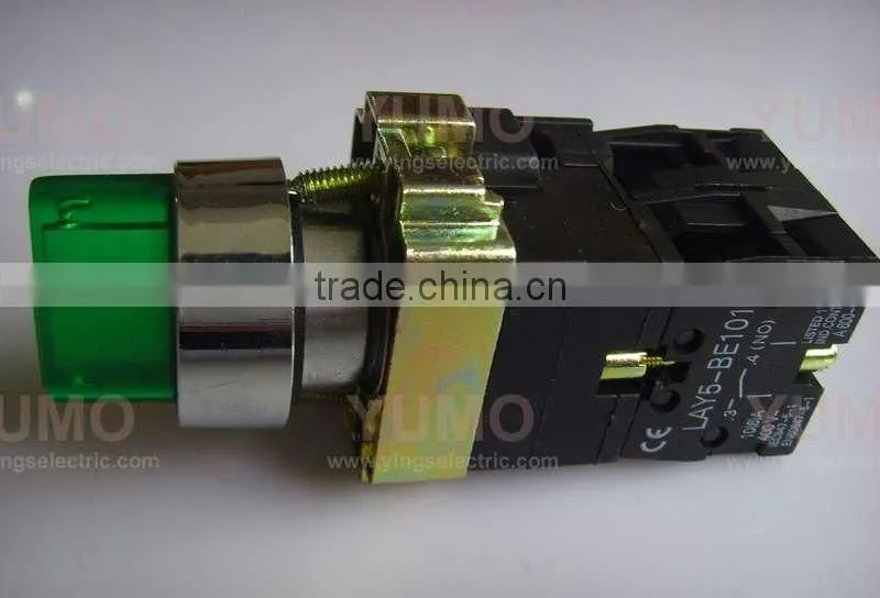 Push Button plastic bezel pushbutton switchLAY5-BK3365