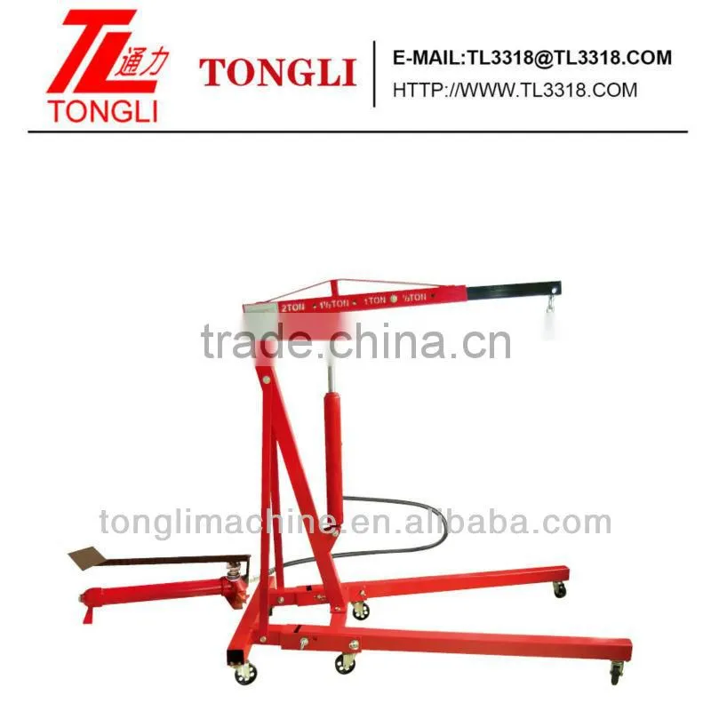 1 ton TL1100-1 manual hydraulic folding crane