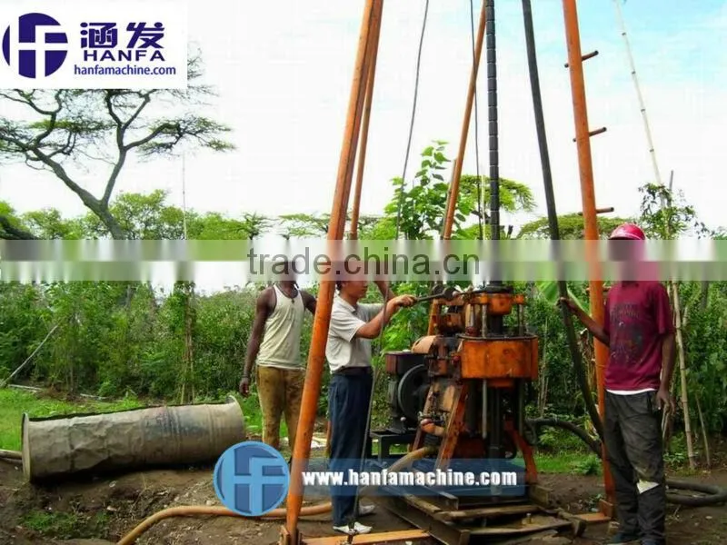 High efficent,safe and easy to operate drill rigs!!! HF-130 water well drilling rig