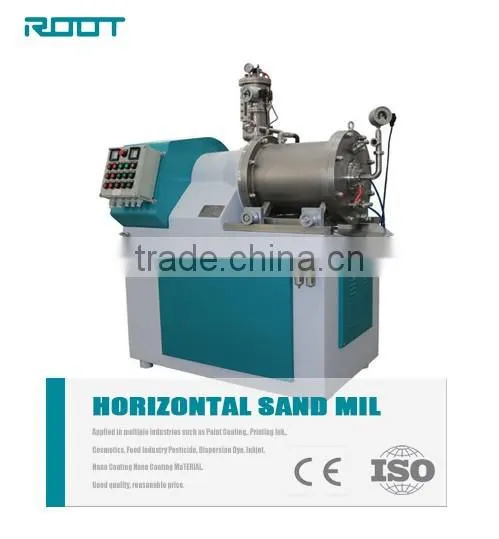 Pin type horizontal bead grinding mill equipment for nano pigment paste