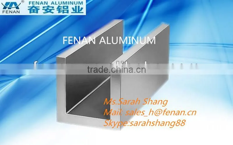 Top Selling Prime Quality Customized Aluminum U Channel Profile