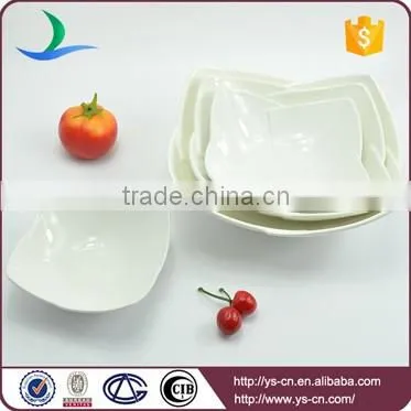 White ceramic pasta bowl wholesale