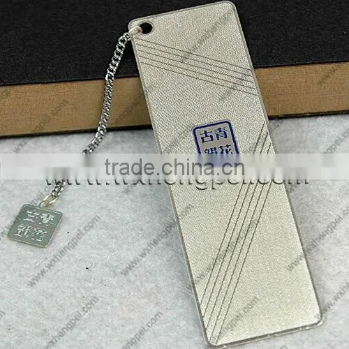 blue and white porcelain bookmark