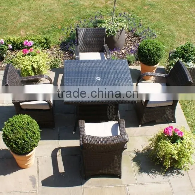 2017 Sigma SGS good quality weatherproof cheap high end furniture classic rattan dining room sets