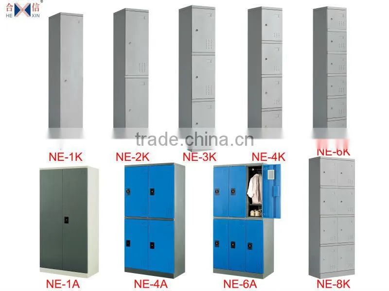 Steel school locker/Six door locker/Steel bedroom locker school furniture