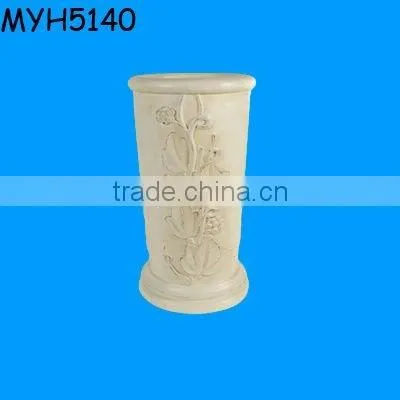 Square ceramic umbrella stand