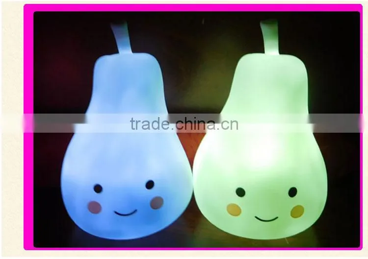 fruit series pear shaped unique fancy led light night
