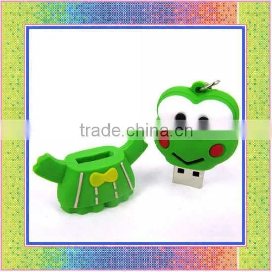 Customed Blocking Popular Silicone USB Keychain