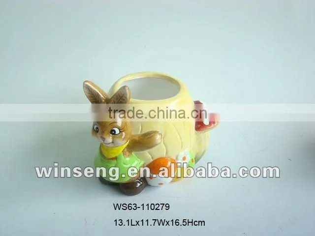 Ceramic Easter Rabbit Ashtray