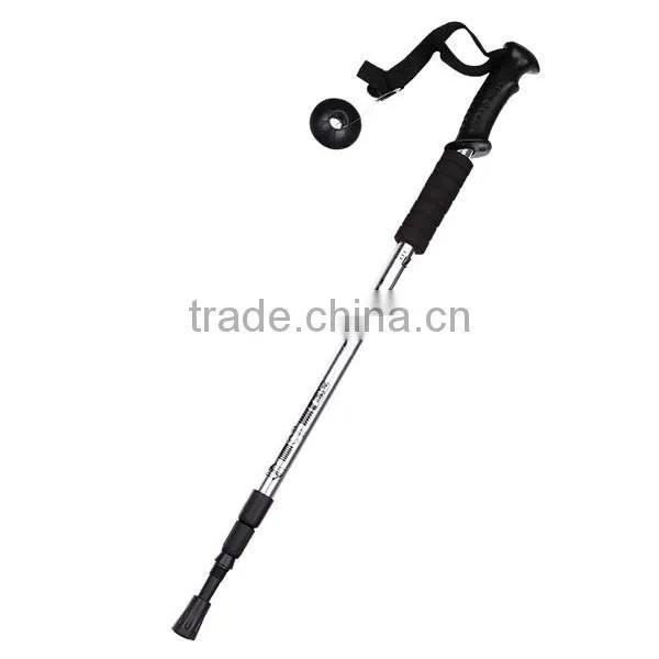 trek poles aluminum, internal lock, PP grip and antislip EVA, 3 sections SZ15524