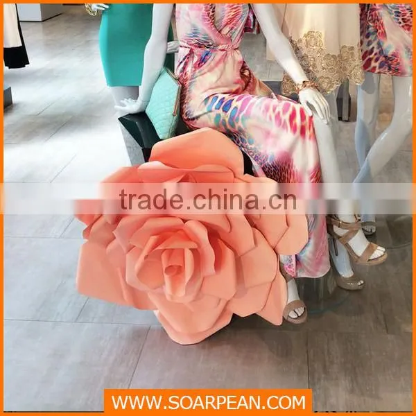 Customized Artificial PVC Flower for Window Display Decoration