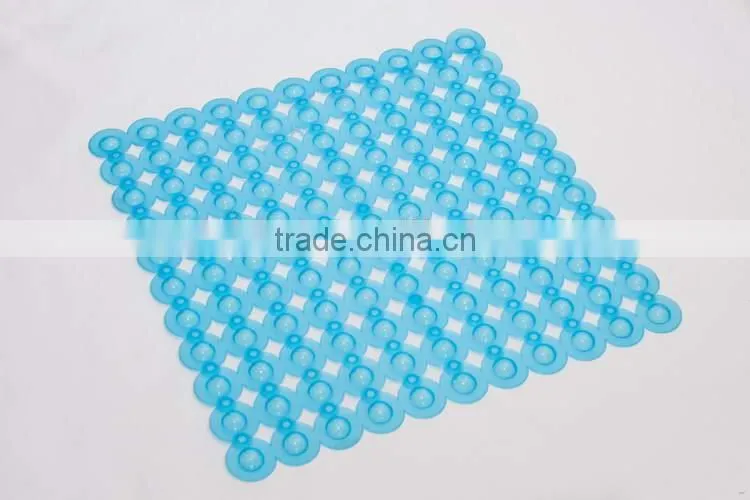 Top level non smell anti-slip pvc cork bath mat
