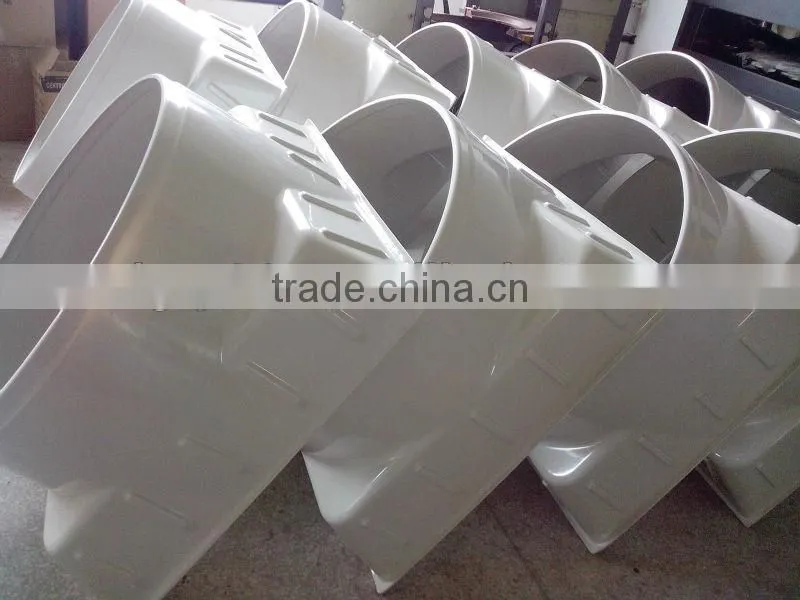 durable vacuum forming extractor fan box/ factory row heat exchanger cover of plastic