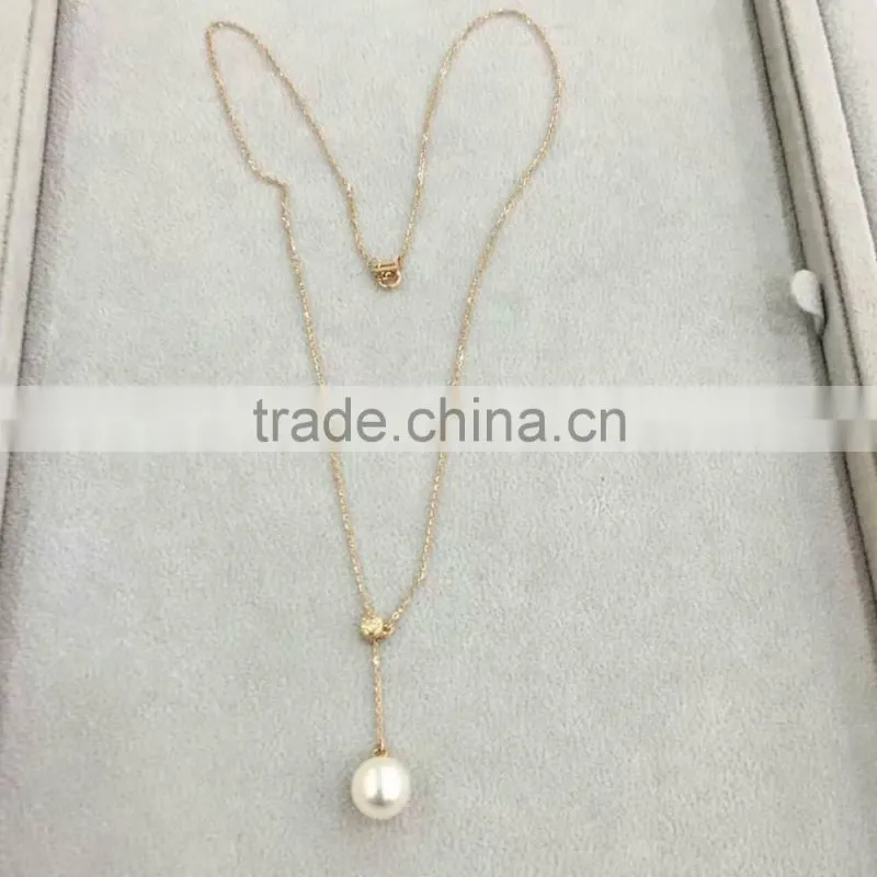 12-13mm Unique white freshwater Pearl Pendant