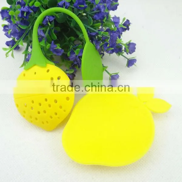 Super Cute Fantastic Strawberry Tea Infuser Design kitchen silicone strainer