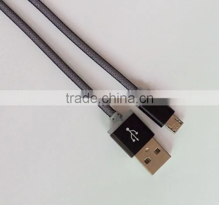 1m 3ft braided fabric micro usb cables ,h0t139 reversible usb cable , 2015 wholesale colorful micro usb cable for