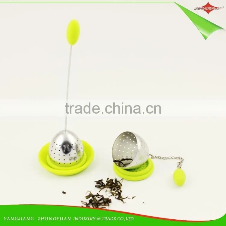 ZY-E3140 Tea Infuser Tools Silicone with Food Grade make Tea Bag Filter Stainless Steel Tea Strainers