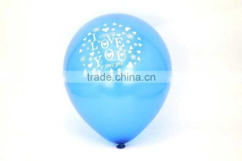 Top Selling Pearly LOVE YOU Printed Laxted Free Balloon Party Balloons Wholesale