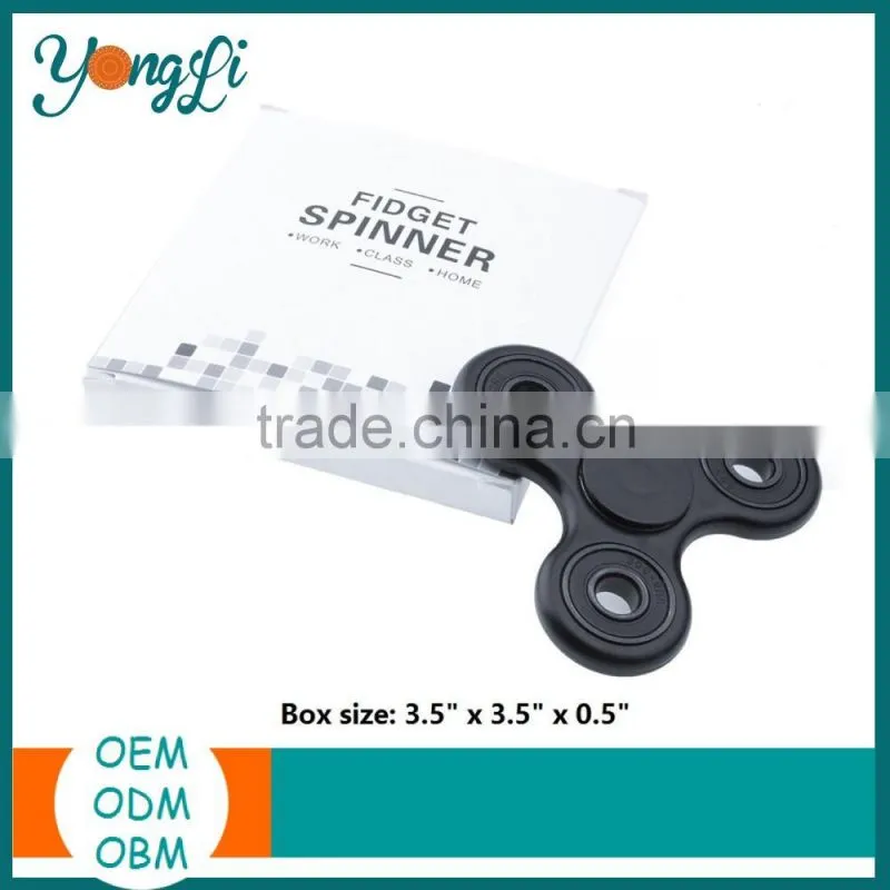 Tri-Spinner Stainless Steel Bearing EDC Focus Toy for Killing Time