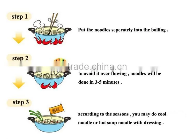 Non Fried Good Quality Air Dried Instant Pot Noodle