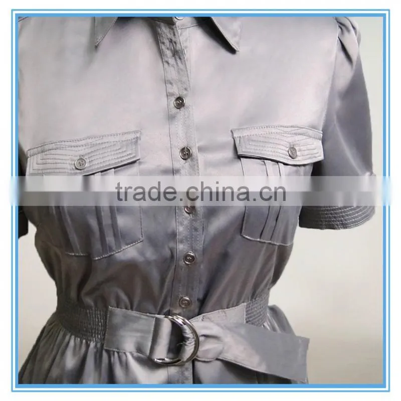 Satin formal and office blouses design for women