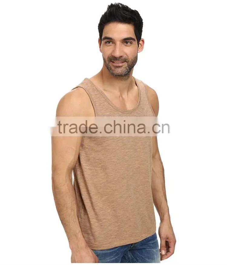 Plain loose fit tank tops for men wholesale cheap