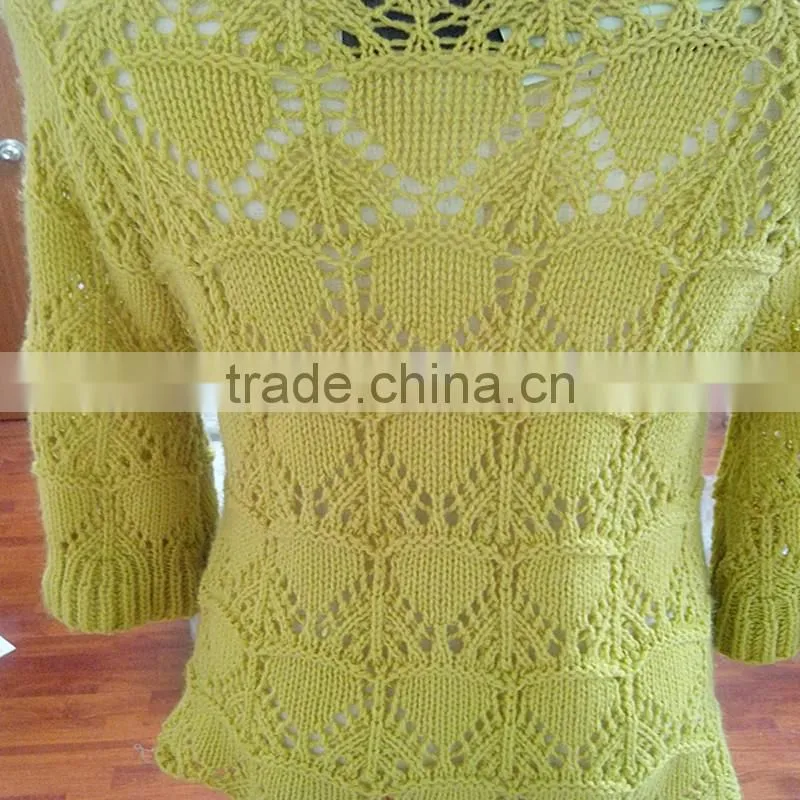 knitted sweater for ladies fashion top wear