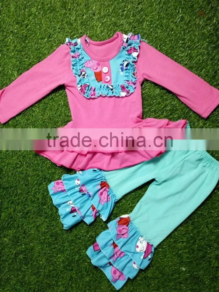 wholesale children's boutique clothing Valentines Day girls outfits BY-G240