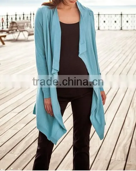 Maternity ladies wear 4-in-1 long sleeve cardigan for women