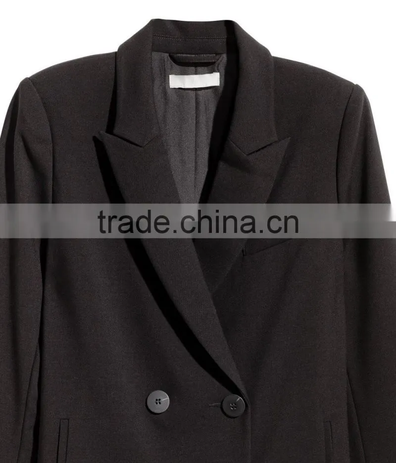Double-breasted Jacket ladies office uniform casual business suit
