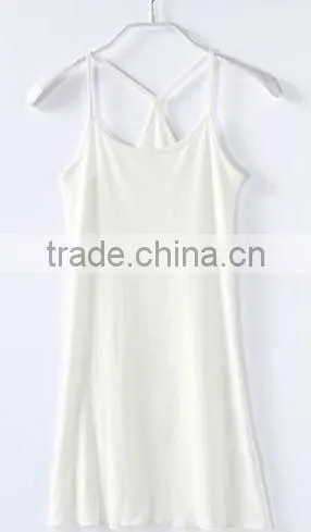 Classic Summer List Long Tank Top Vests for Women