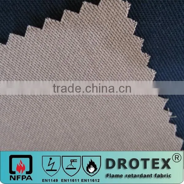 Fireproof anti-static oil water resistant anti acid cloth fabrics for lab uniform