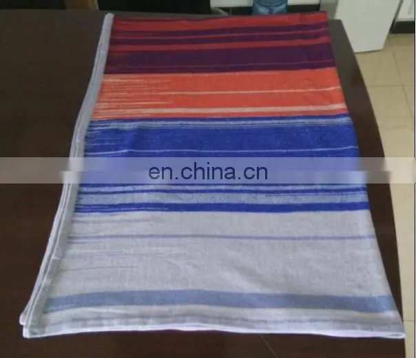2015 new design pope art stripe cashmere wholesale blanket