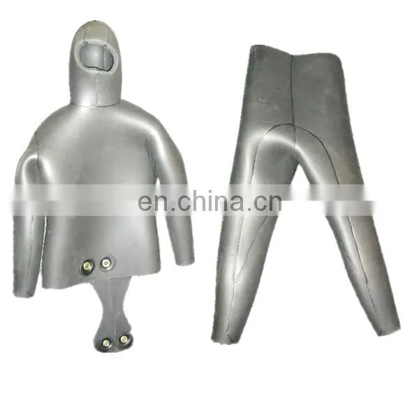 Customized 13-16mm Yamamoto Neoprene Two pieces Spearfishing suit for deep sea
