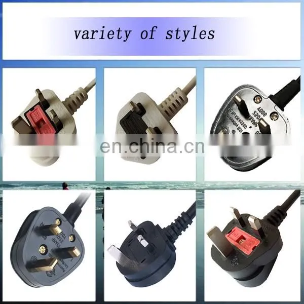 Uk power Cord moulded plug fused 5AMP CABLE SASO