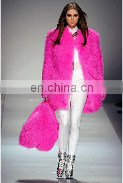 new style mongolian lamb fur coat for women