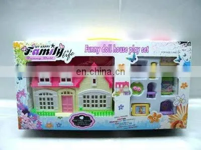 hot sale new 3d model luxury prefab villa furniture toy house toy