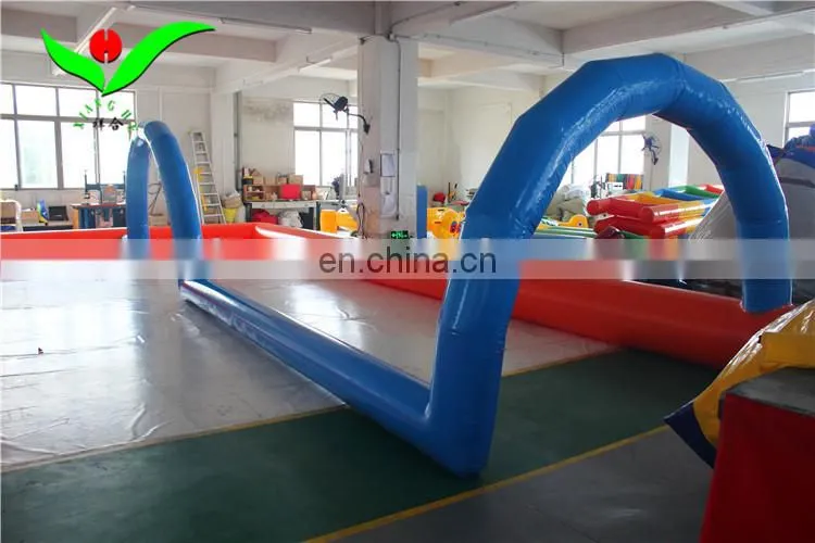 Children indoor inflatable go kart/zorb ball race track for sale