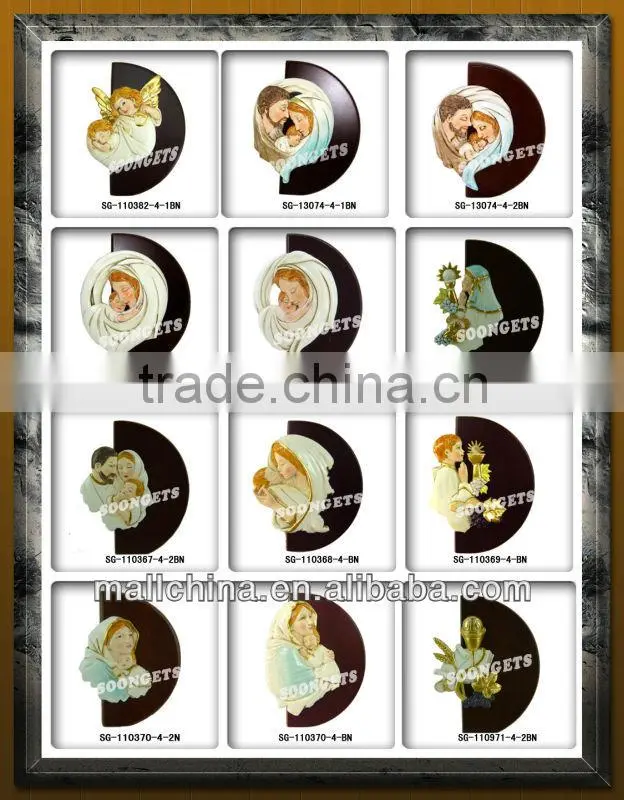 Polyresin Religious Sculpture wooden icon
