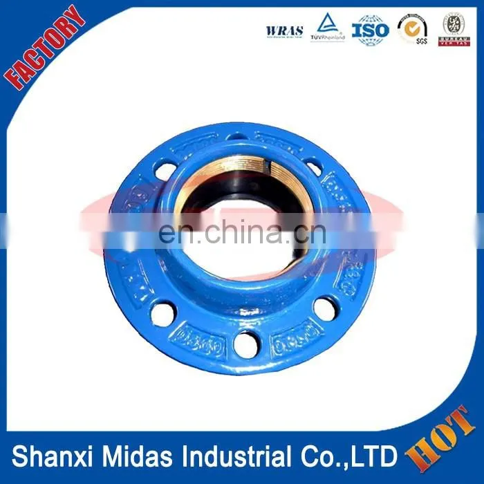 ISO2531 ductile cast iron di superange quick adaptor for PE pipes