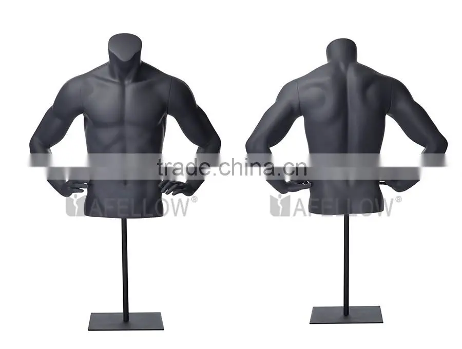 Sports Mannequin Adjustable bracket Upper Body Men Dummy Half Body Model NI-6