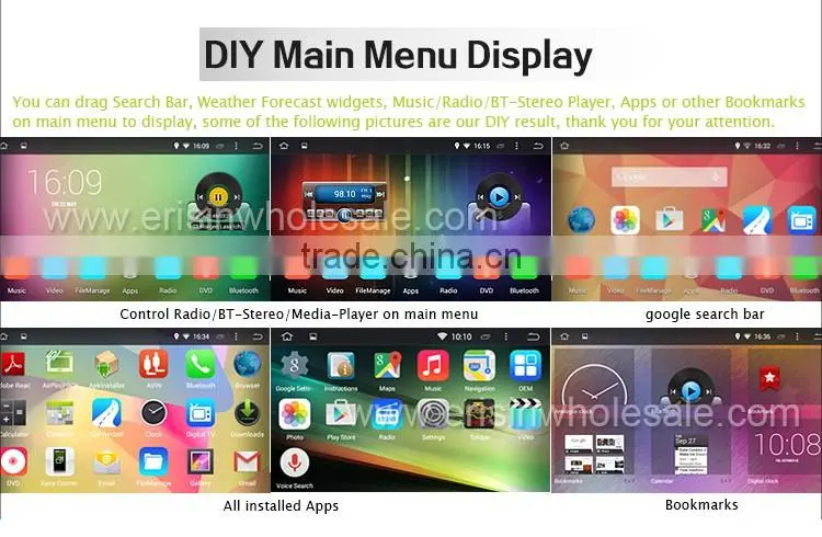 Erisin ES2012C 7" GMC Chevrolet Car Radio 2 Din Android Car GPS