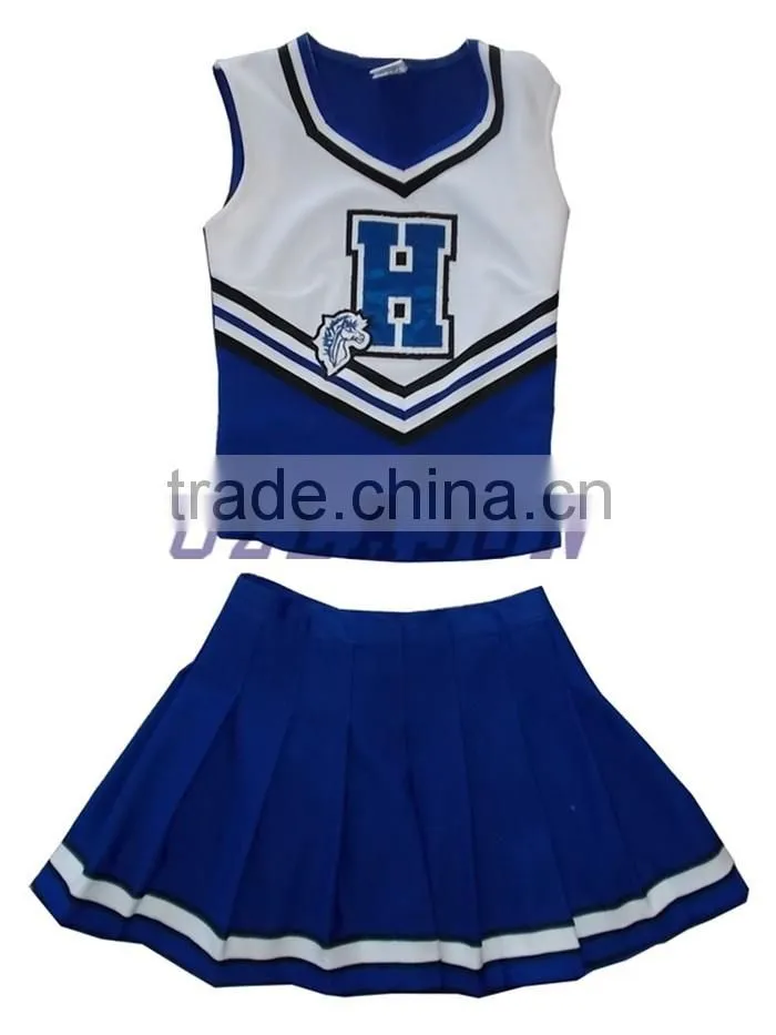 High Quality Spandex Youth Hot Sexy Girls Cheerleading uniforms